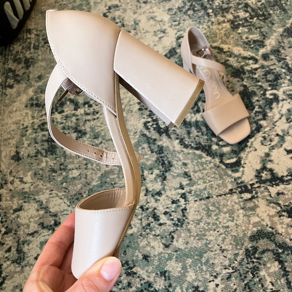 Calvin Klein Nude Heels